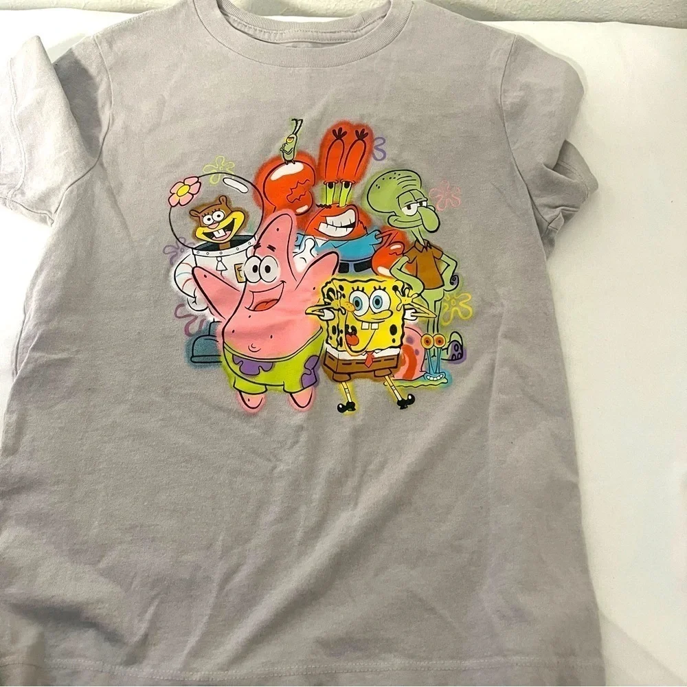 Old Navy (6-7) Bundle of (2) Peanuts Snoopy California & SpongeBob SquarePants